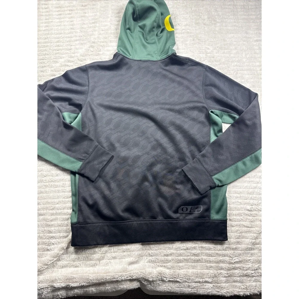 Nike Therma-Fit Oregon Ducks Hoodie Men's‎ Med Black/Green Sweatshirt Football